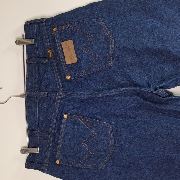 Wrangler Cowboy Cut 13MWZ Slim Fit Blue Jeans Size 36 x 28.5 - Picture 6 of 15